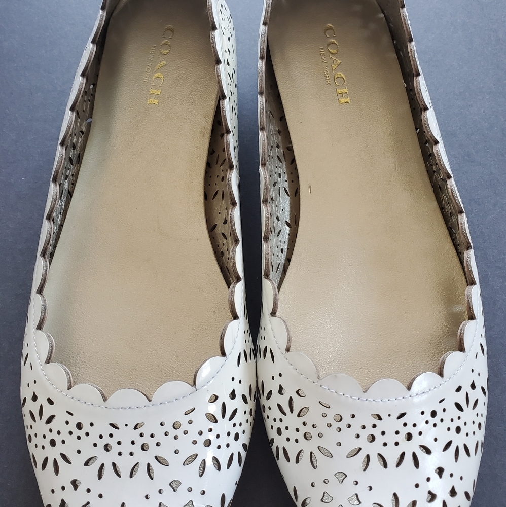 Coach Carson Patent Leather Flat